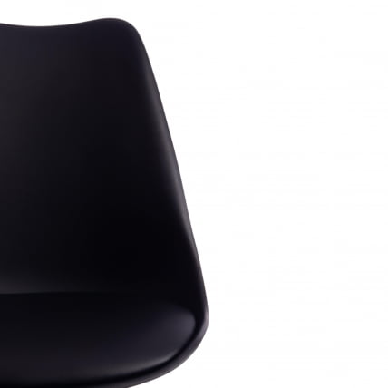 Стул барный TULIP BAR (mod. C1014H) пластик/дерево, 57 х 48 х 104 см, черный 3010/натуральный_5