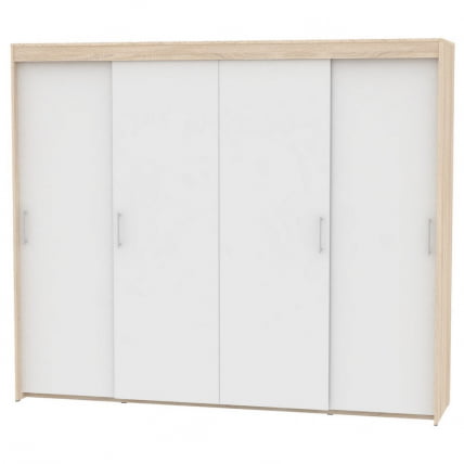 Шкаф-купе T-5-198х235х45(ДСС-Белый-5)_0