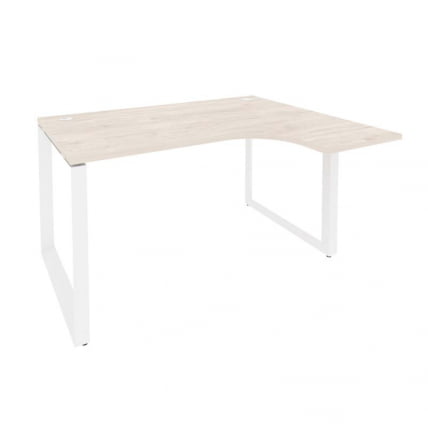 Стол эргономичный правый на О-образном м/к ONIX O.MO-SA-3R Денвер Светлый/Белый_0