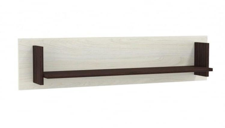 Полка навесная Лючия 33.16 Ясень анкор светлый Венге_0