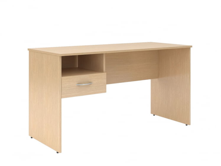 Стол письменный (S-1400) L с левой подвесной тумбой Легно Светлый_0