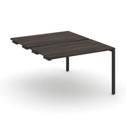 Двойной стол-приставка к опорным тумбам/шкафам CONCEPT CN.DSPR-002 Дуб Мали Черный_0