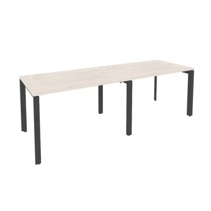 Рабочая станция на П-образном м/к ОНИКС О.МП-РС-2.2.8 Денвер Светлый/Антрацит / ONIX O.MP-RS-2.2.8_0