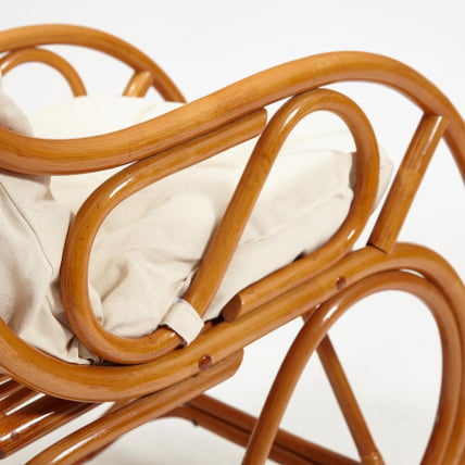 Кресло-качалка VIENNA (разборная) без подушки Cognac (коньяк)_6