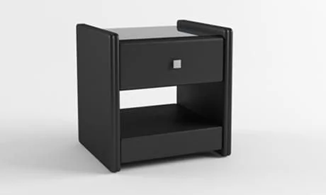 Тумба прикроватная с 1-м ящиком Черная_68406_0