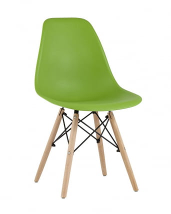 Стул Eames Style DSW зеленый (разборный каркас)_0