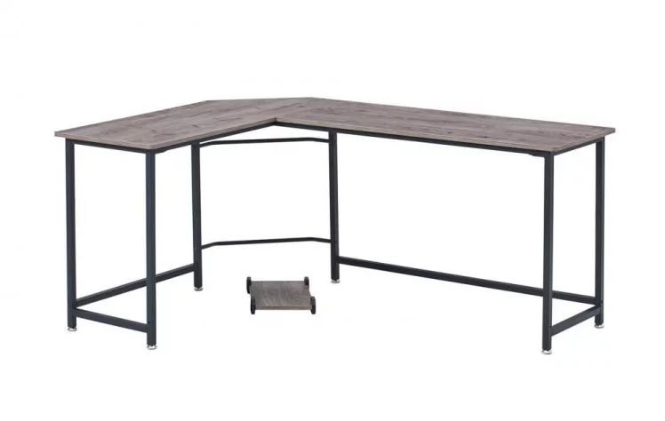 Угловой письменный стол КИВИ Черный дуб БЛАCК ОАК / KIWI BLACK OAK_11