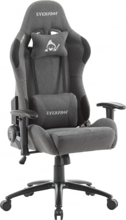 Кресло геймерское Everprof Ghost Ткань Серый_0