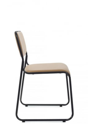 Кресло Никс РCХ ОМКЛ-02Б Бежевый/Металл Черный / Nix RCH OMKL-02B_1