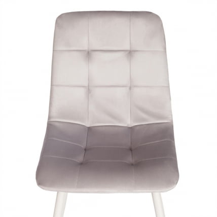 Стул CHILLY (mod. 7094-1) вельвет/металл, 44,5х52,5х86 см, pink (розовый) HLR39 / натуральный_5