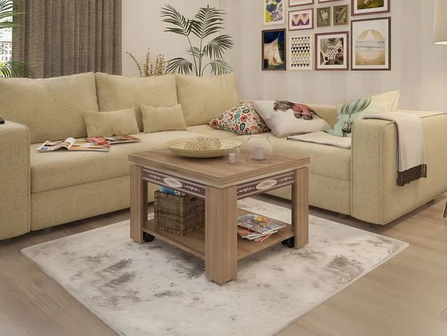 Журнальный столик Адам 1 Ясень Шимо темный / Ясень Шимо светлый_1