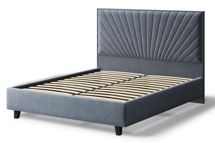 Кровать Леона, 2000 * 1800мм, серый_1