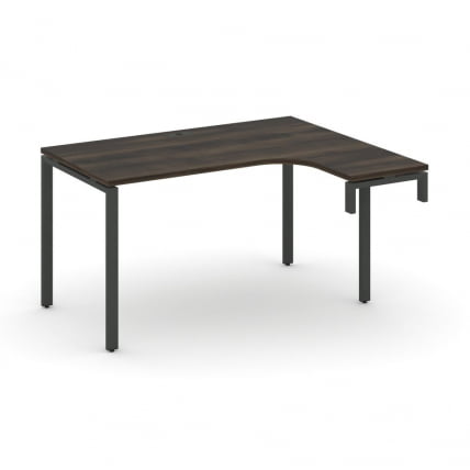 Стол-надставка на опорную тумбу (правый) CONCEPT CN.OSAN-001(R) Дуб Мали Черный_0