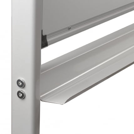 Доска для мела/магнитно-маркерная 2-сторонняя BRAUBERG PREMIUM на стенде 90х120 см Зеленая-белая_5