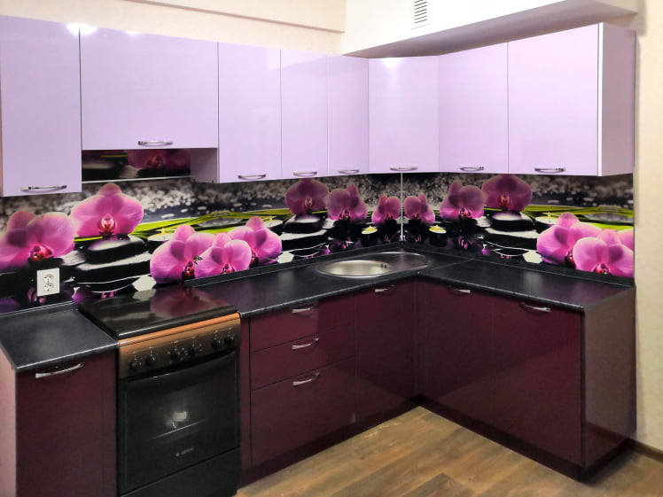 Глянцевый фартук (КОМПОЗИТ) KM 43_5