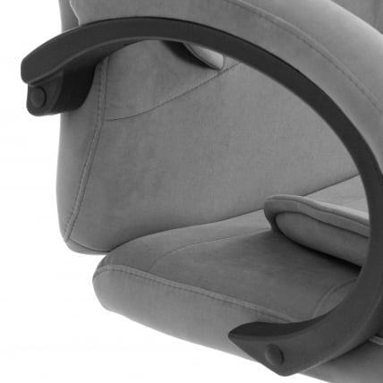 Кресло руководителя ОРЕОН металБЛ велюр, серый, 29 / OREON metalBL_6