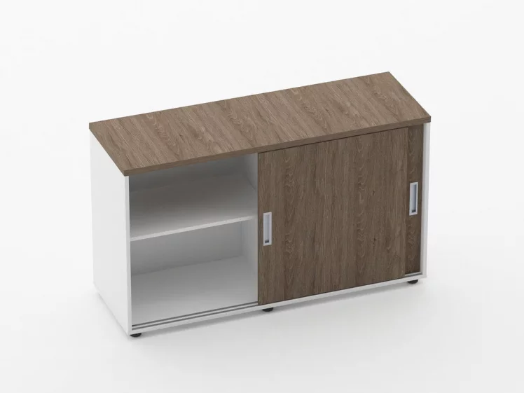 Тумба-купе для рабочего модуля Deka 9.02.125 Дуб Верцаска/Белый_1