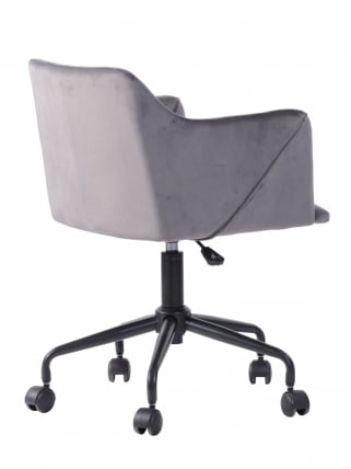 Стул офисный Jamal велюр Серый_5