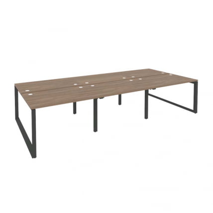 Рабочая станция на О-образном м/к ОНИКС О.МО-Д.РС-6.2.8 Дуб Аризона/Антрацит / ONIX O.MO-D.RS-6.2.8_0