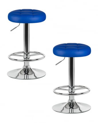 Табурет барный ДОБРИН БРУНО (синий) 2 шт / DOBRIN BRUNO_0