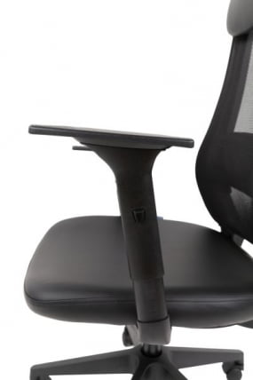 Офисное кресло CХАИРМАН 500 ЛТ (ЛТ) ЭКО экокожа Черный / CHAIRMAN (LT)_17