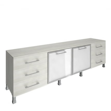 Тумба модульная четырехсекционная YALTA LT-TS 4.2R Снежная Патина_0