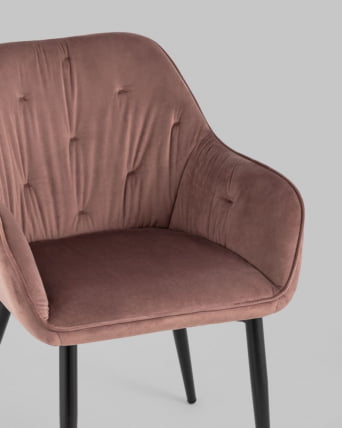 Стул Алекса велюр Пыльно-розовый_7