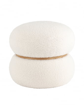 Пуф Полли S Тедди белый_0