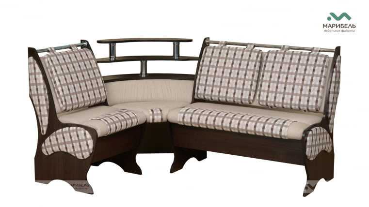 Диван угловой ДКУ-2/2 Венге/Ткань Cлассиc беж / Classic_1