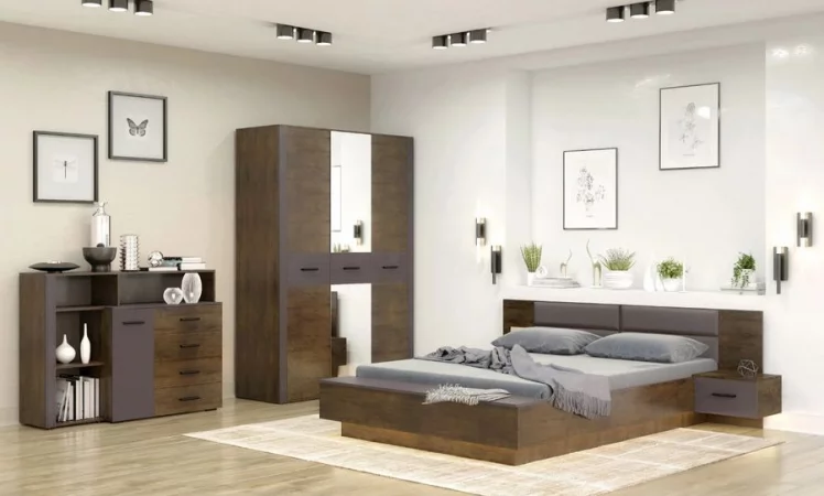 Тумба прикроватная приставная Куба 09 Таксус Вольфрам_1