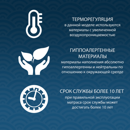 Матрас Меркурий в ткани Black and White (90*195) 80x190_4