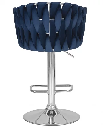 Стул барный DOBRIN MARCEL Синий велюр MJ9-117_4