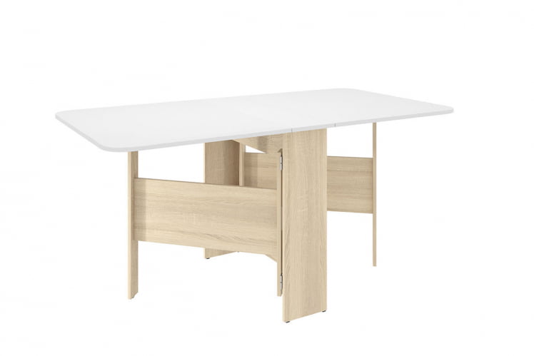 Стол-книжка раскладной Мечта 2 KM-0005 дуб сонома/белый_1