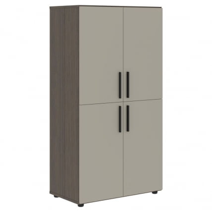 Шкаф с 2 комплектами глухих малых дверей VELION VMCS 80.4 Аметист Дуб Сильвер_0