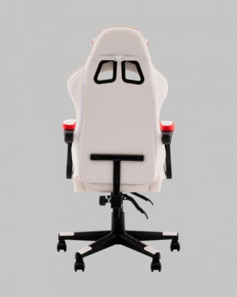 Кресло спортивное ТопЧаирс Пхантом бело-красный / TopChairs Phantom_4