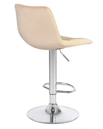 Стул барный ДОБРИН ТАИЛОР (бежевый велюр (МДЖ9-10)) 2 шт / DOBRIN TAILOR (MJ9-10))_4