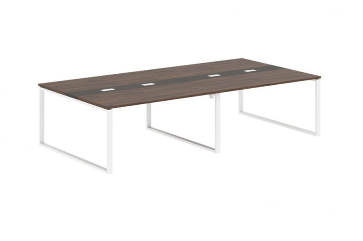 Переговорный стол EDIS EQCT 3116 Дуб Денвер темный Мокко Белый_0