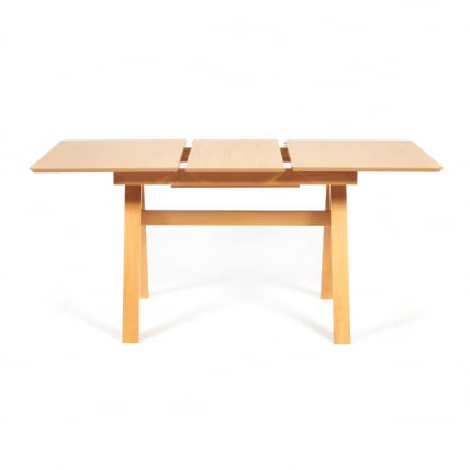 Стол раскладной Риcко (Рикко) основание бук, столешница мдф, 80кс120+40*75см, Натуральный / Ricco 80x120+40*75см,_3