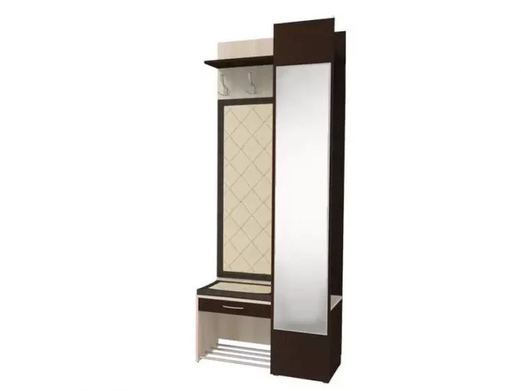 Прихожая Ольга 2 Ясень шимо светлый Венге_0