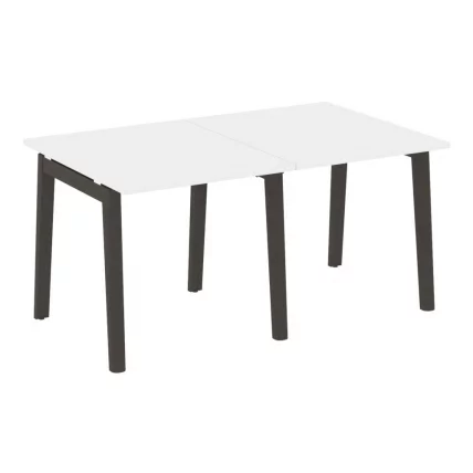 Стол переговорный (2 столешницы) ONIX WOOD OW.PRG-2.0 Белый Бриллиант/Темный_0