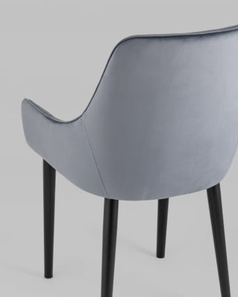 Стул Джоан велюр Серый_6