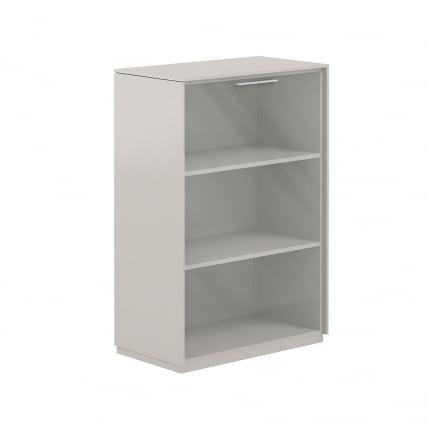 Шкаф средний со стеклом Atlas NZ-0325.GS.GL Серый камень_0