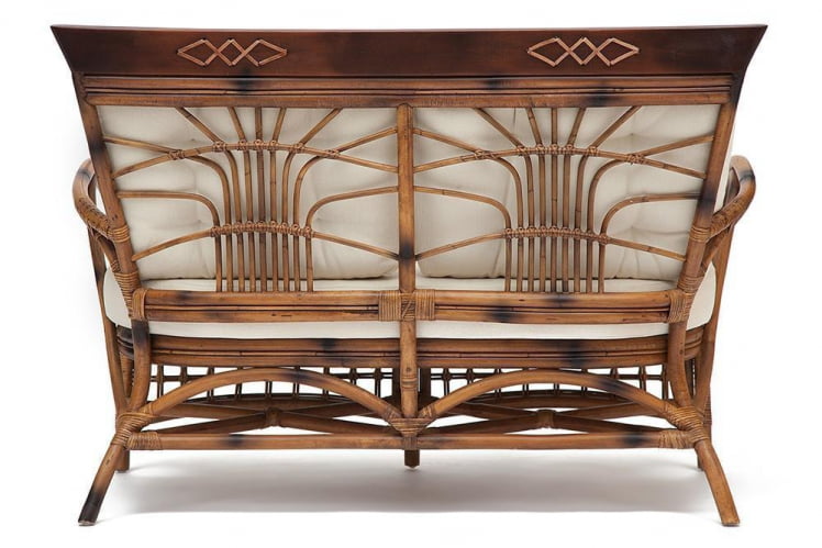 Диван Сеcрет Де Маисон Каванто натуральный ротанг, 130*74*90 см, коричневый античный / Бровн Антикуе / Secret De Maison Kavanto Brown Antique_3