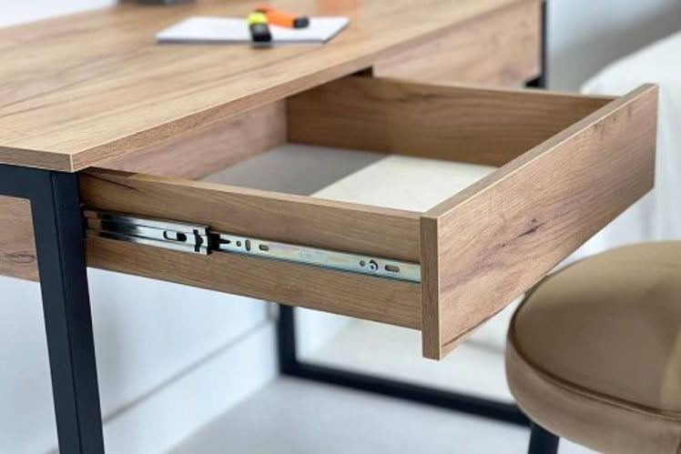 Стол Юниор SMU-01 белое дерево/белый муар_4