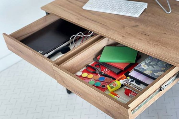 Стол Юниор SMU-01 белое дерево/белый муар_7