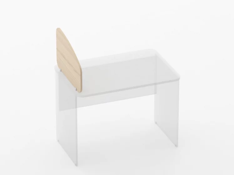 Экран разделительный Glassy 5.12.06 Орех_1