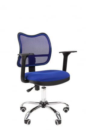 Офисное кресло для оператора CХАИРМАН 450 Хроме Нев Синий / CHAIRMAN Chrome New_0