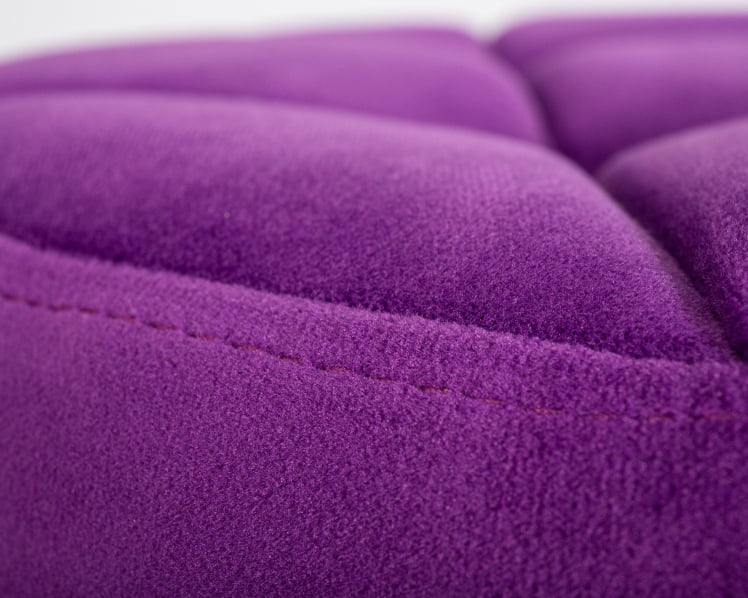 Табурет барный DOBRIN BRUNO BLACK велюр Фиолетовый MJ9-58_4