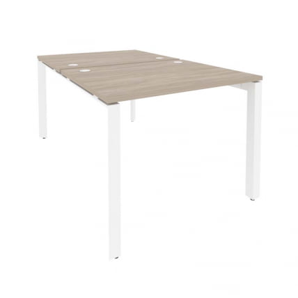Рабочая станция на П-образном м/к ОНИКС О.МП-Д.РС-2.1.8 Дуб Аттик/Белый / ONIX O.MP-D.RS-2.1.8_0