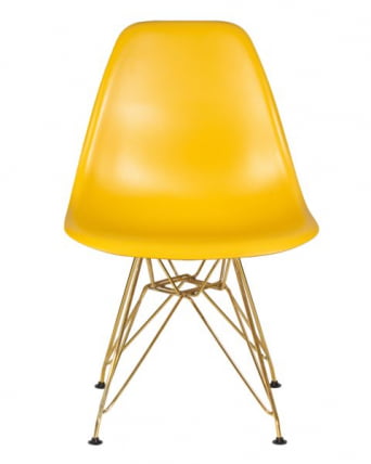 Стул обеденный ДОБРИН ДСР (ножки золотые, цвет горчичный (Й-03)) 4 шт / DOBRIN DSR (Y-03))_6